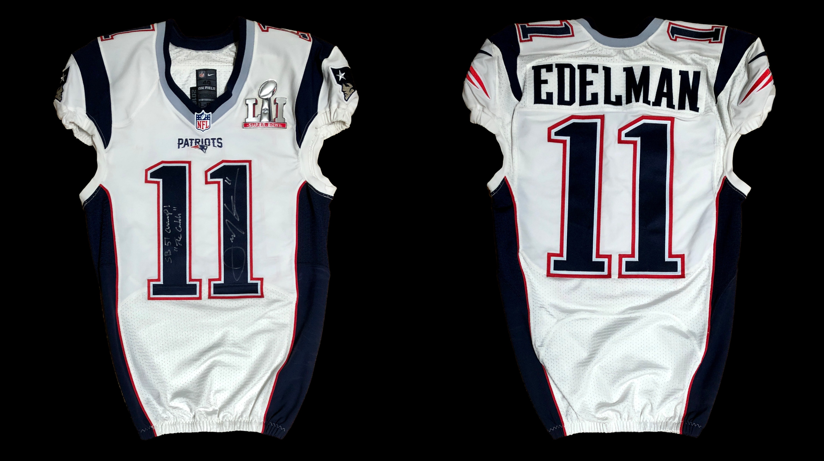 Julian Edelman SB LI Signed Jersey
